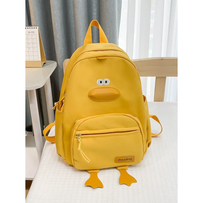 新款韩版学生书包可爱儿童背包卡通男孩女孩双肩包时尚小童尼龙包