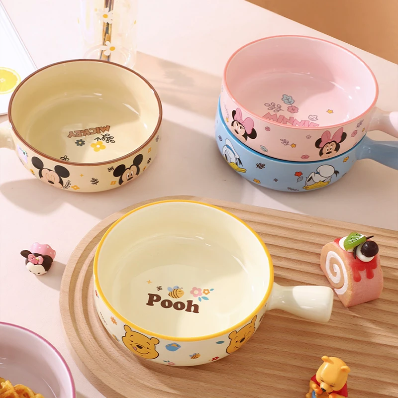 迪士尼正版新童趣系列手柄碗高温陶瓷餐具