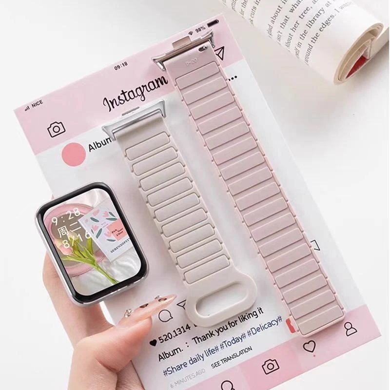 适用小米手环9Pro表带8Pro手表腕带7新款红米watch5硅胶4替换男女