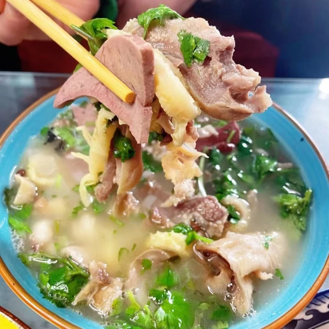 内蒙草地正宗羊杂羊杂碎羊杂汤羊肉汤【顺丰包邮】】
