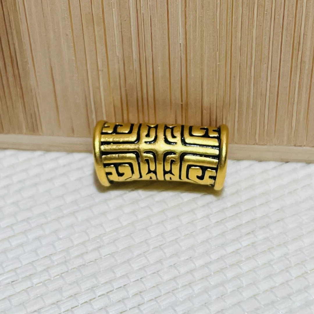足金饕餮弯管时尚配件