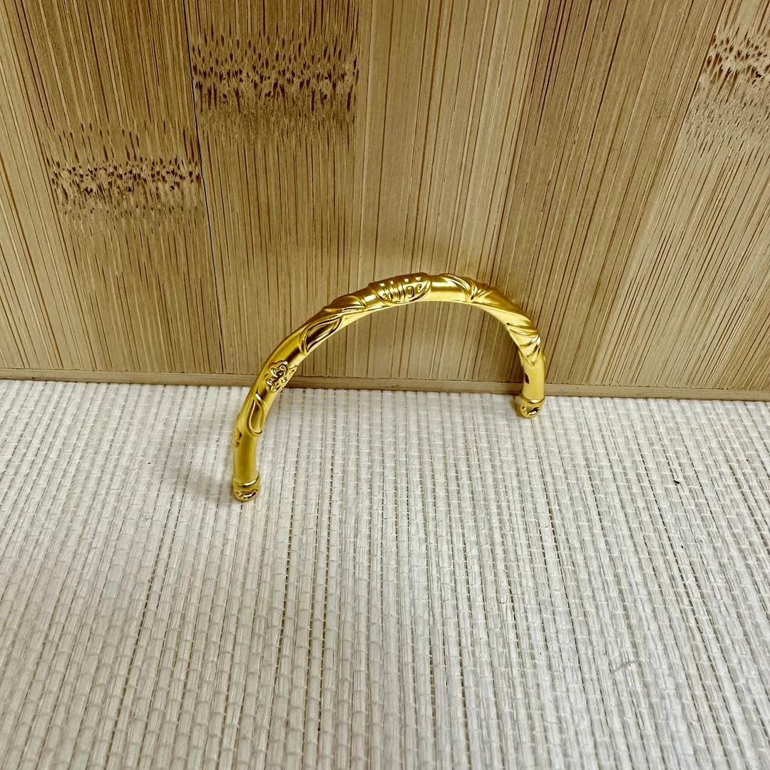 足金弯管如意半镯