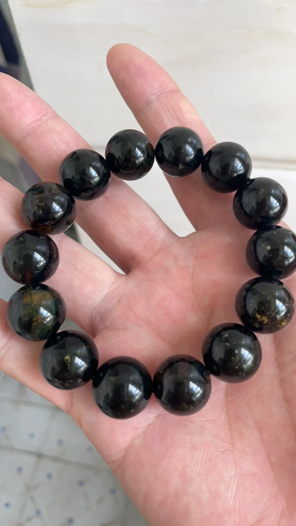 缅甸琥珀翁珀翳珀药珀卡16 尺寸男款