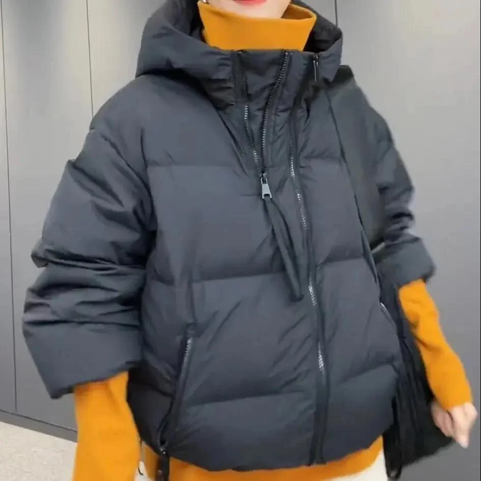 羽绒羽绒服女冬季新款韩版宽松时尚羽绒服2023小个子羽绒服