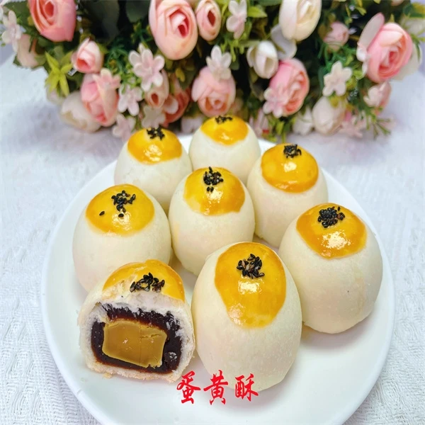 【课程】蛋黄酥彩虹酥螺旋酥黑金酥中式面点