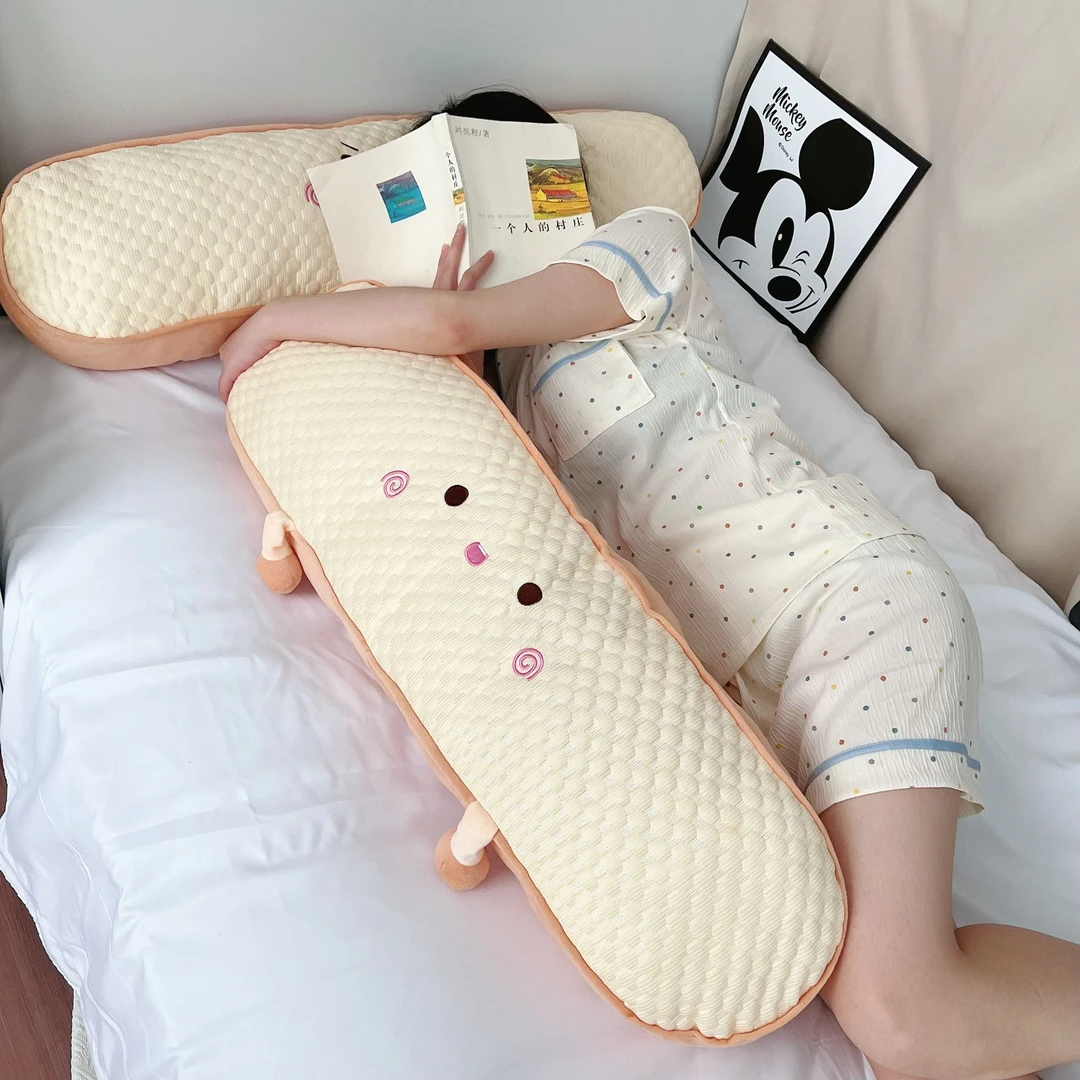 可爱吐司长条抱枕女生卧室床上侧睡夹腿枕头孕妇靠枕宿舍床头靠垫