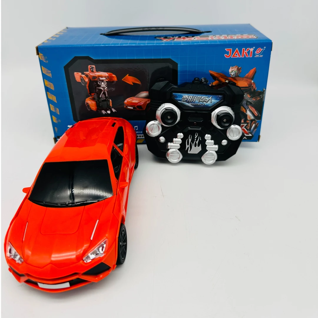 佳奇遥控变形汽车人玩具充电版