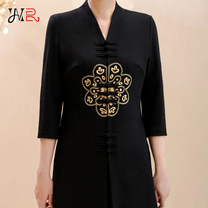 新中式荷塘月色上衣