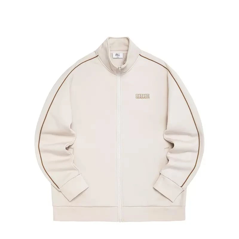 后羿射日丨鸿星尔克男士加厚保暖休闲开衫卫衣外套男51222401070