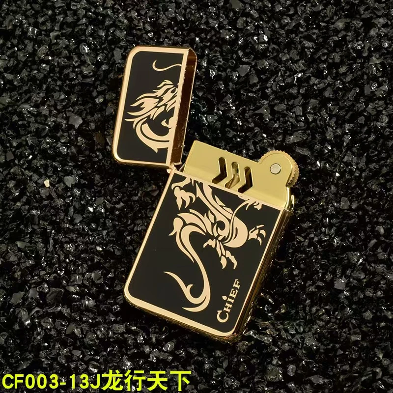 CHIEF/首领飞龙在天煤油砂轮火机