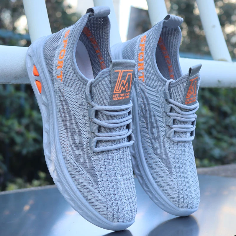 一脚蹬男鞋2024春夏季新款透气薄款网面休闲鞋软底防滑防臭运动鞋