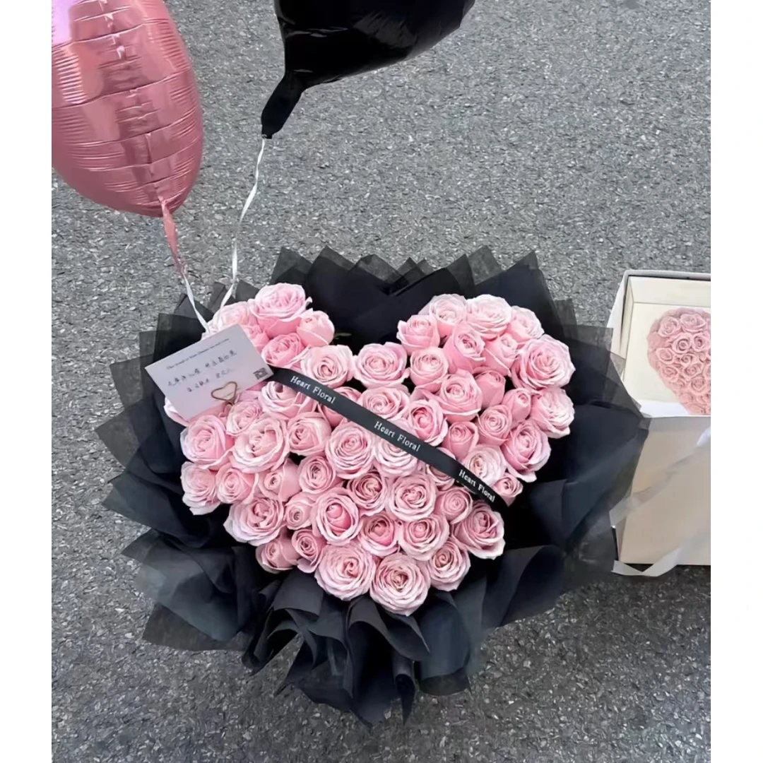 抖音【同城配送】【仙女玫瑰】33朵粉玫瑰花鲜花花束-花店送花上门生日鲜花礼物送女朋友老婆送闺蜜