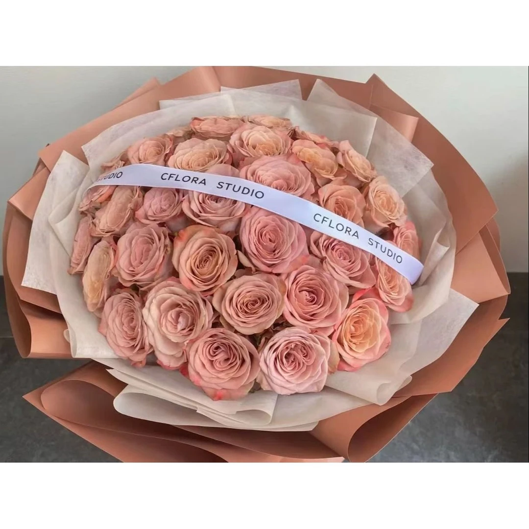 鲜花【卡布奇诺】33朵卡布奇诺生日花束告白送女友闺蜜爱人/花店送花上门