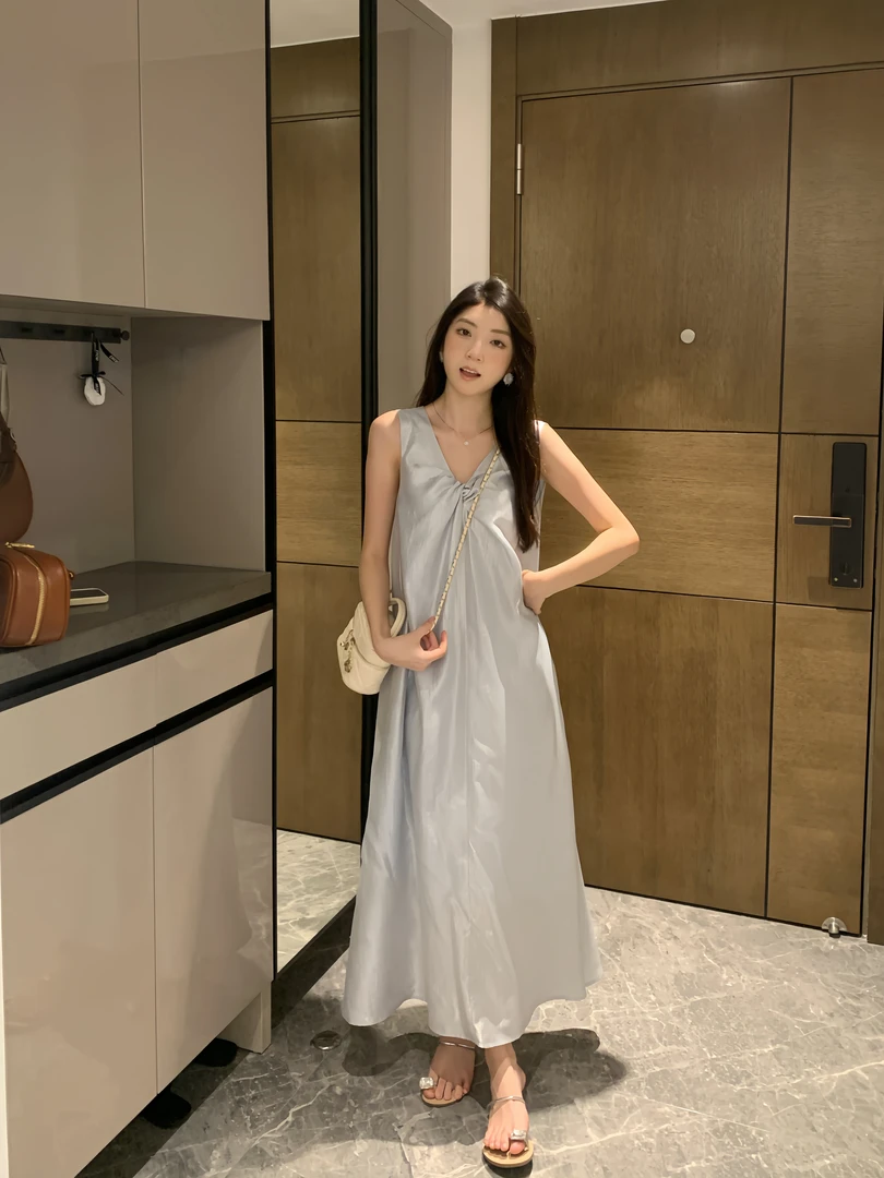 夏季爆款连衣裙时尚显瘦气质吊带裙