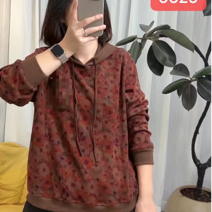 安然6629-2加绒帽子卫衣