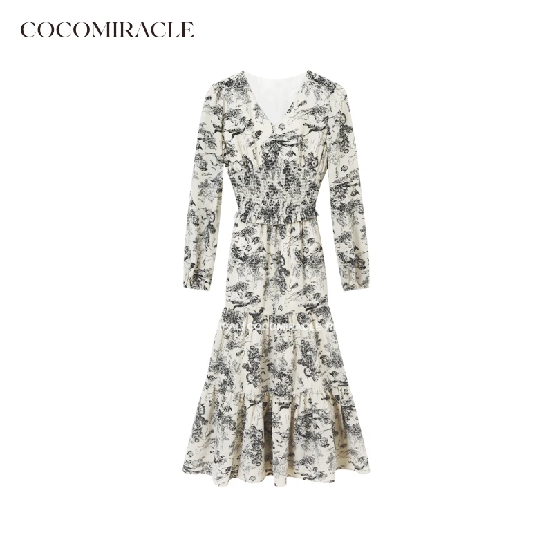 【董小姐】 印花连衣裙QL1LYQ7103