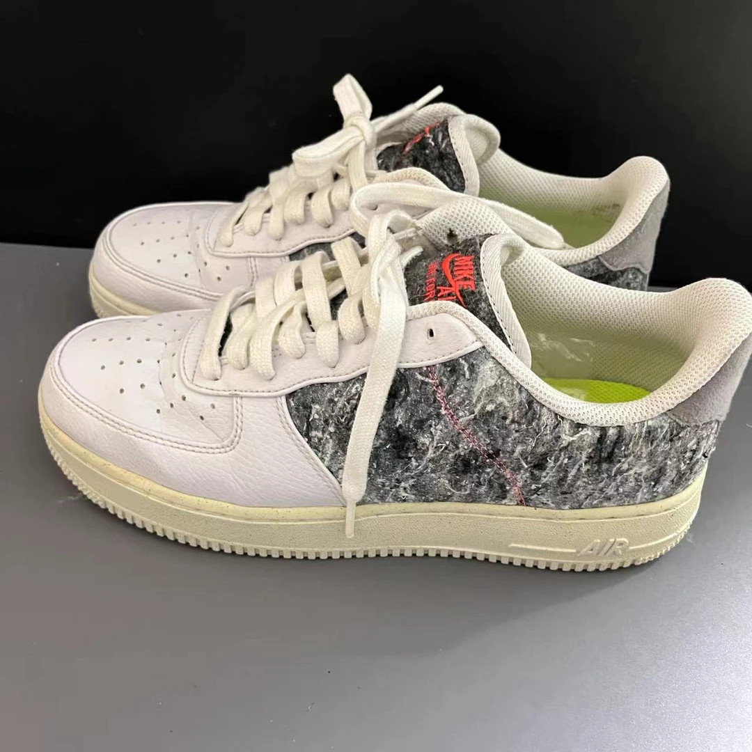42.5码 低帮 白灰 板鞋 9新
