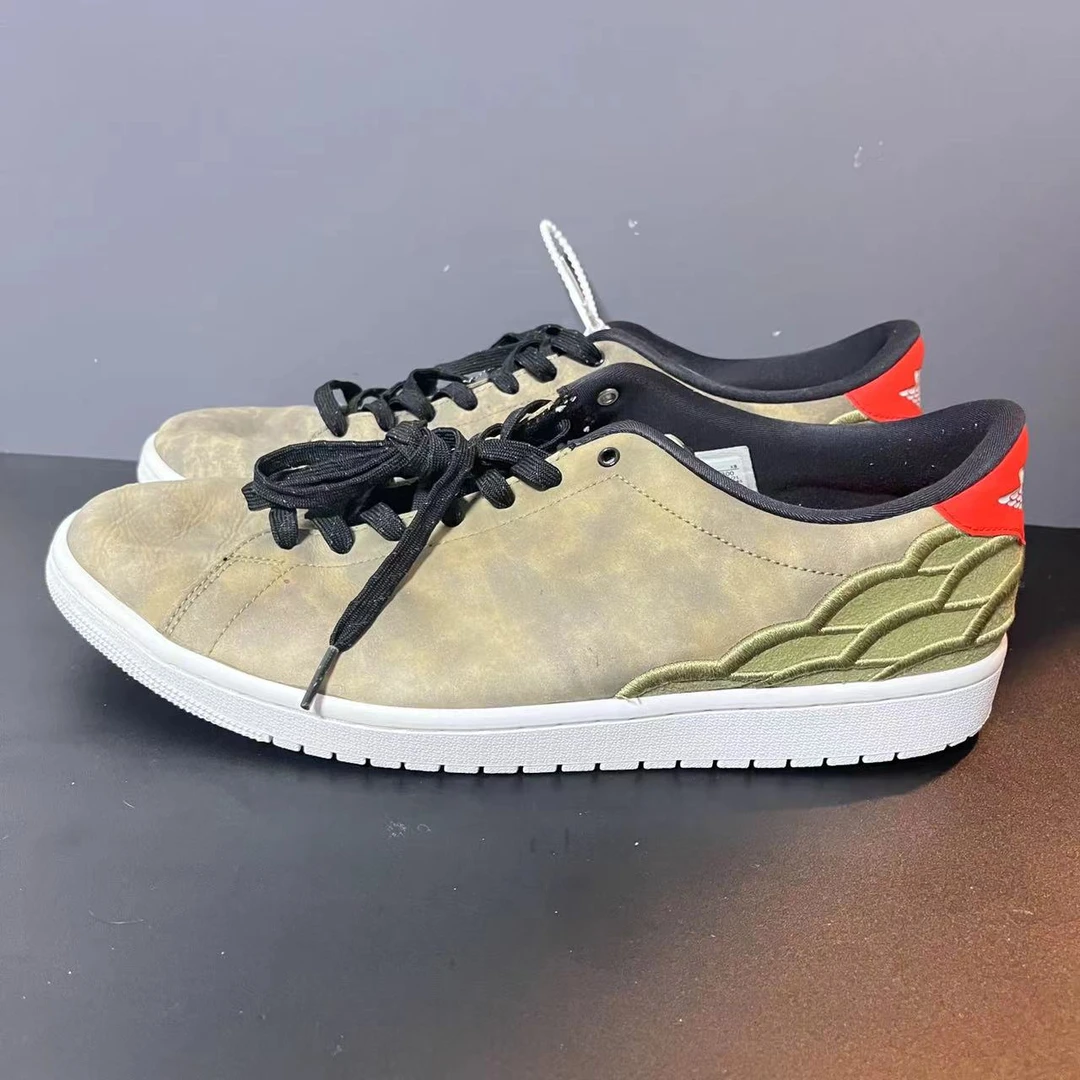 44码/AJ1 橄榄绿 低帮 板鞋/特价不刀