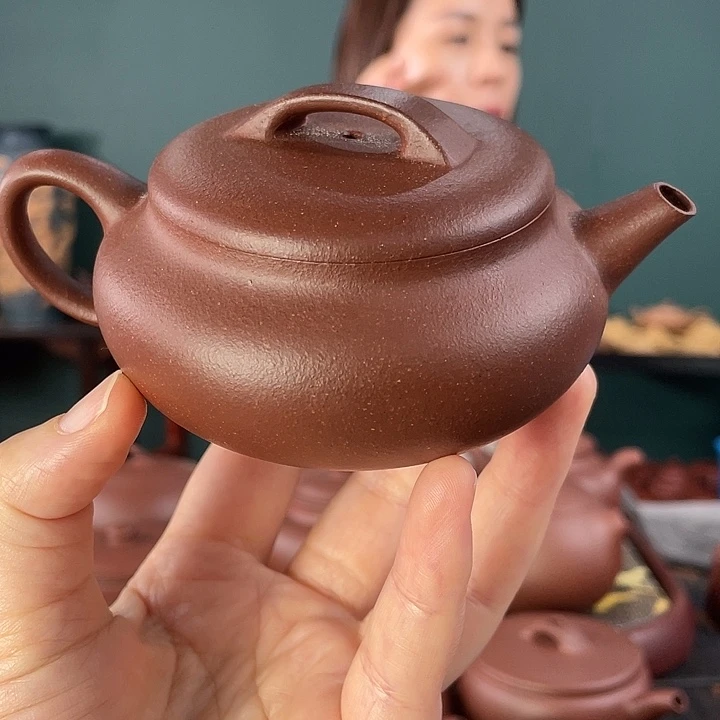 紫砂茶壶30目底槽清广口200cc