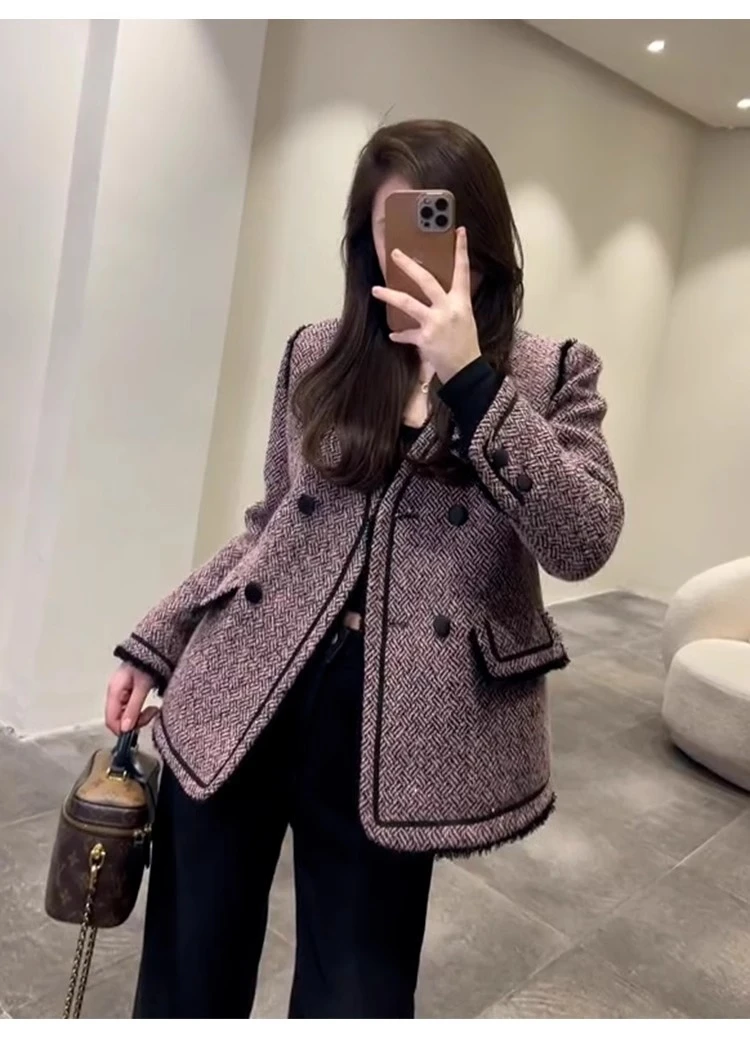 秋季法式高端精致奢华大牌气质名媛高级感超好看漂亮小香风外套女