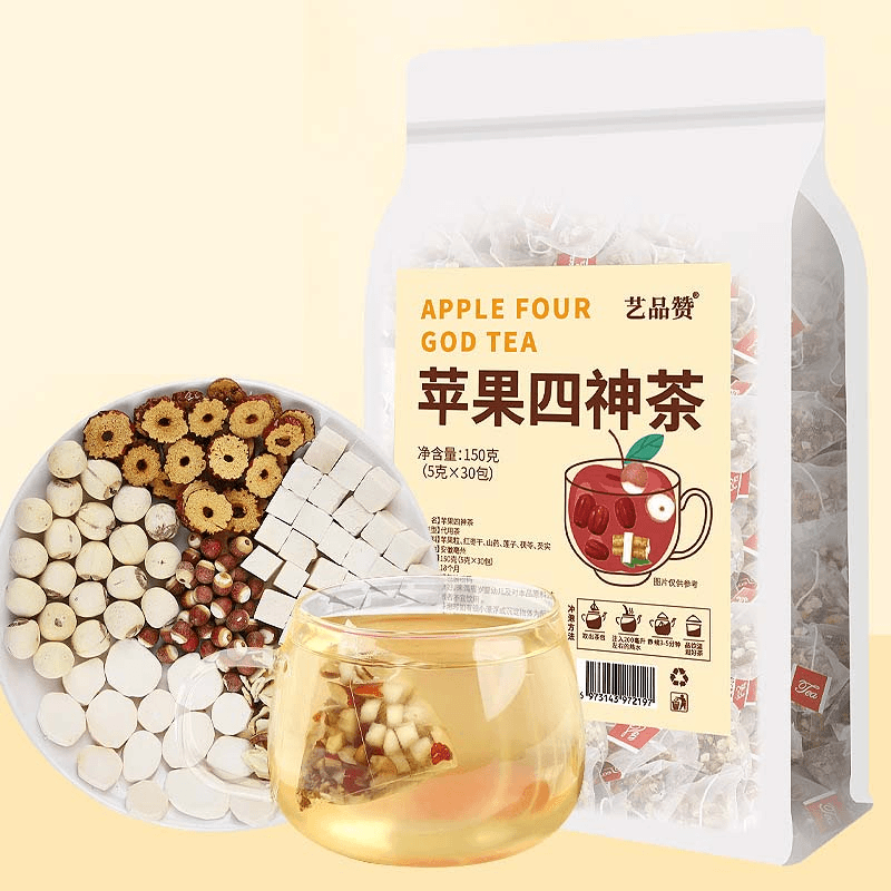 苹果四神茶 1袋30小包 1小包5克 免煮四神汤便捷式