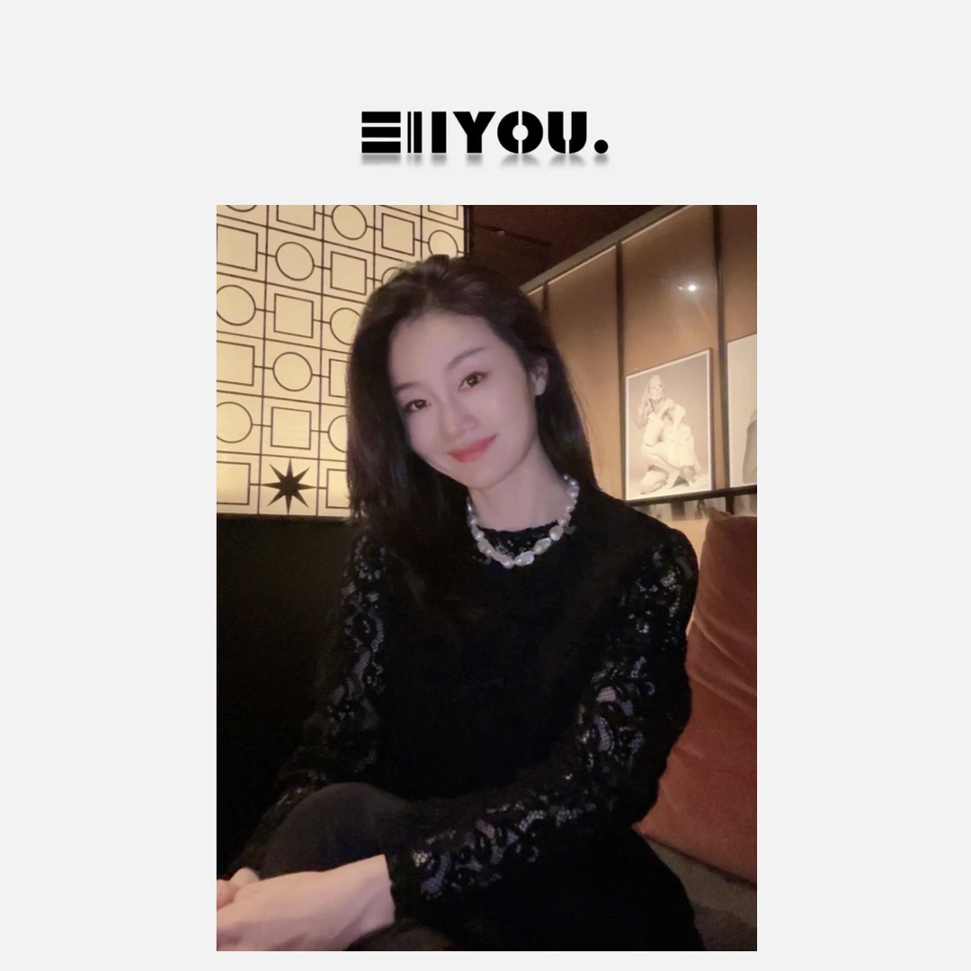 【ENYOU定制】夜幕玫瑰 蕾丝上衣