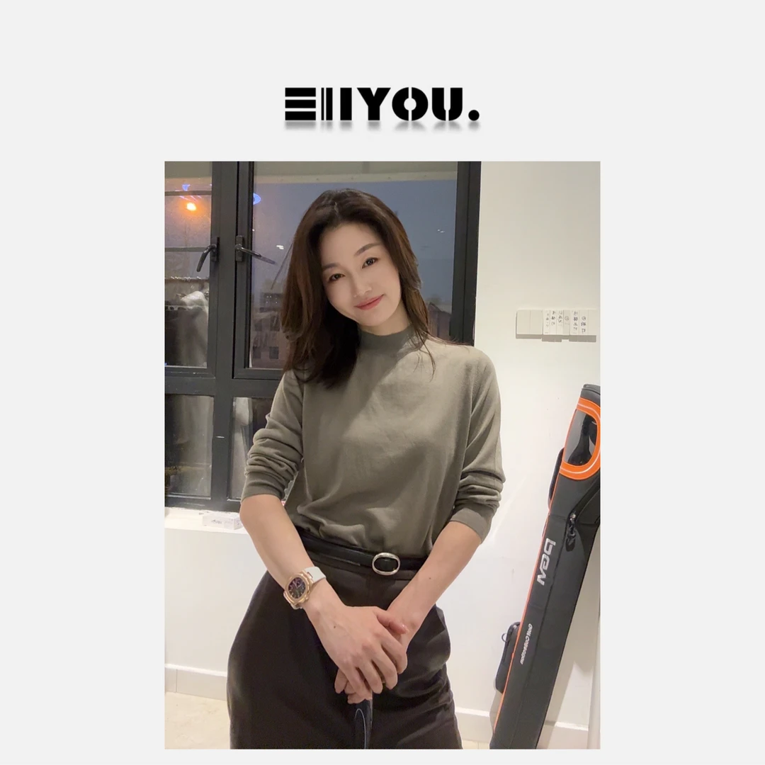 【ENYOU定制】高品质羊毛圆领针织打底衫