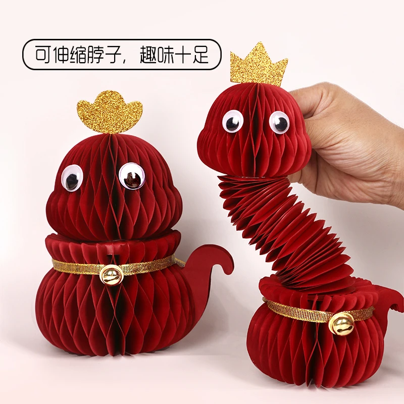 2025生肖蛇摆件桌面小摆设家居饰品本命年礼物蛇年吉祥物手办公仔