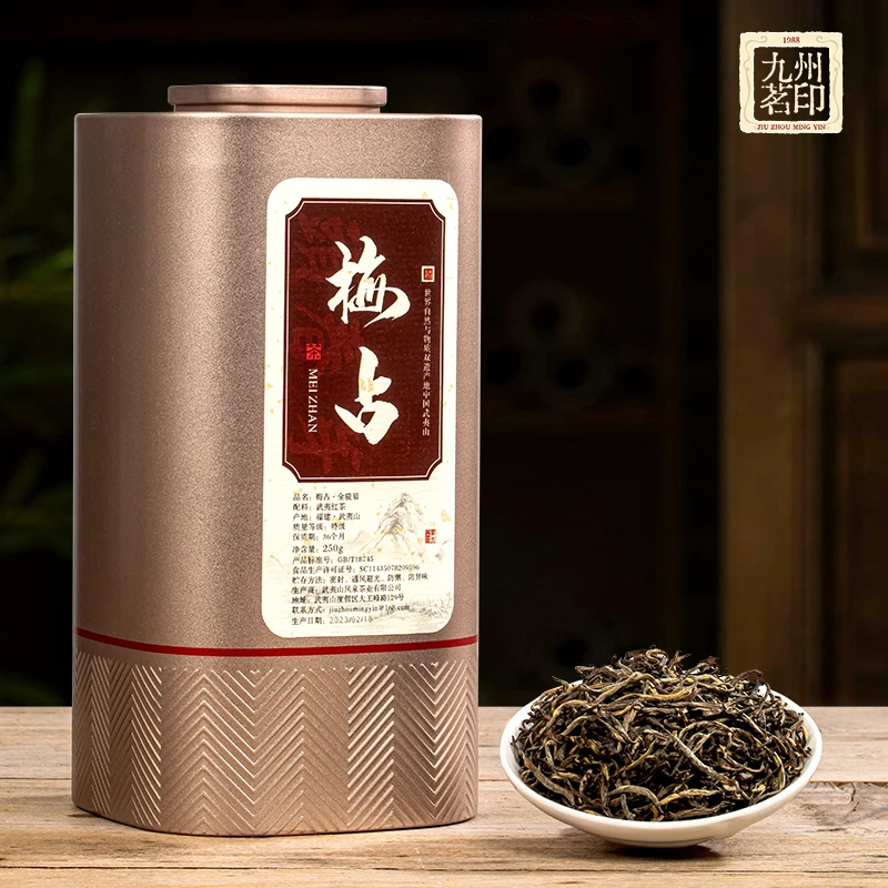 梅占金骏眉茶武夷山桐木关花蜜香茶叶功夫茶花果香春季