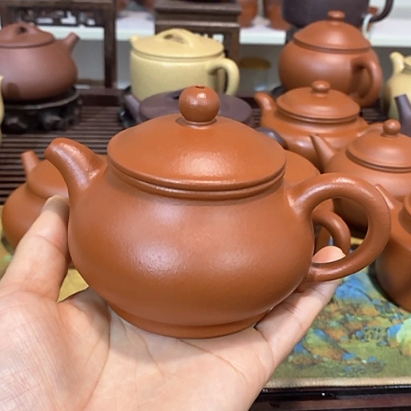 【闪购商品】紫砂茶壶朱泥半手工