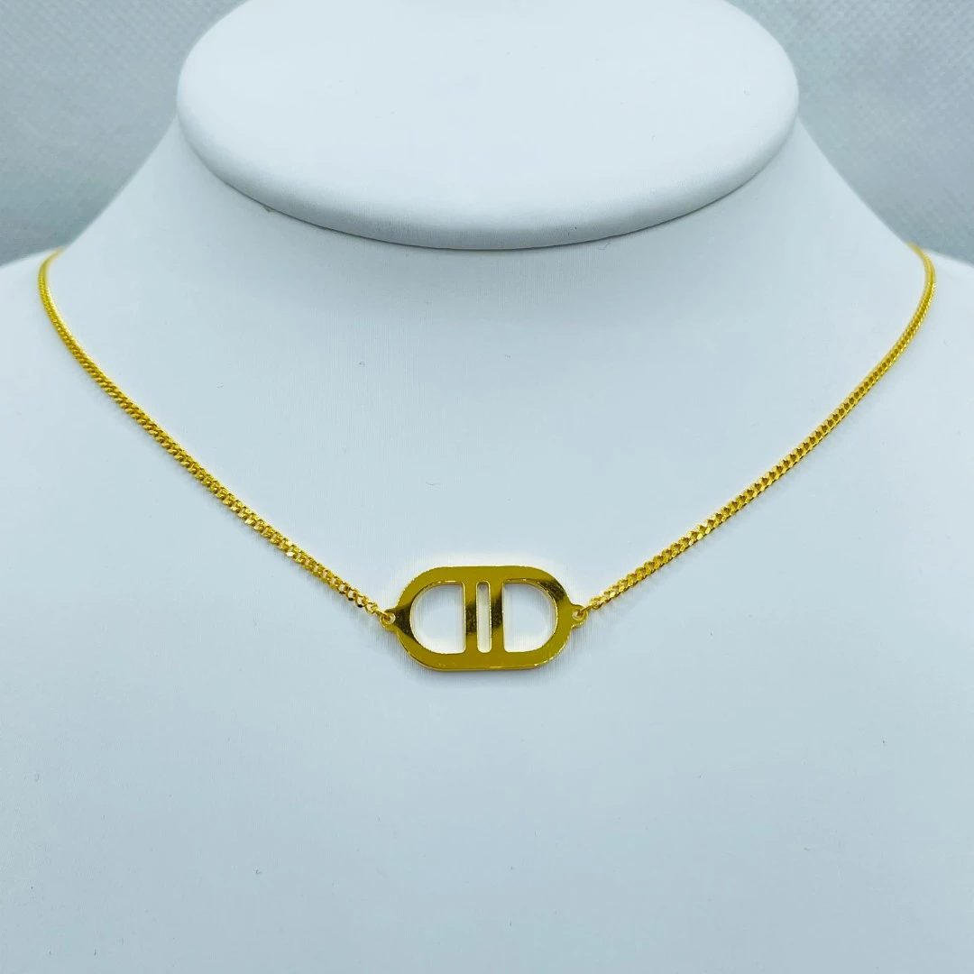 足金999 猪鼻子套链 5G工艺饰品