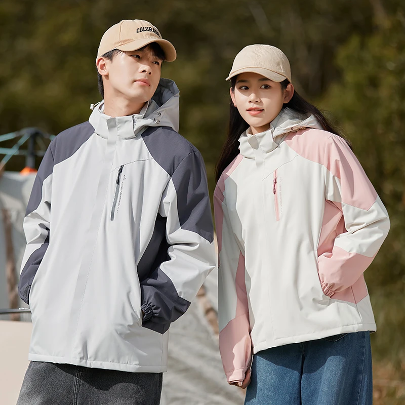 线下千元级-黑金自发热情侣冲锋衣5518