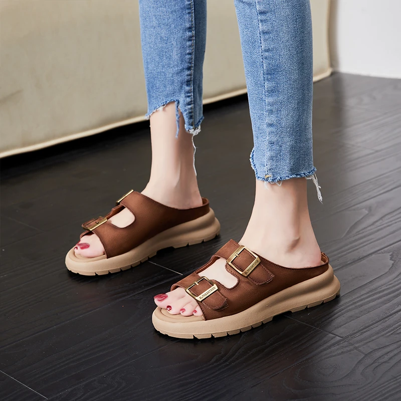 新款夏季复古仙女风2024软底平底沙滩海边凉拖鞋199A4336