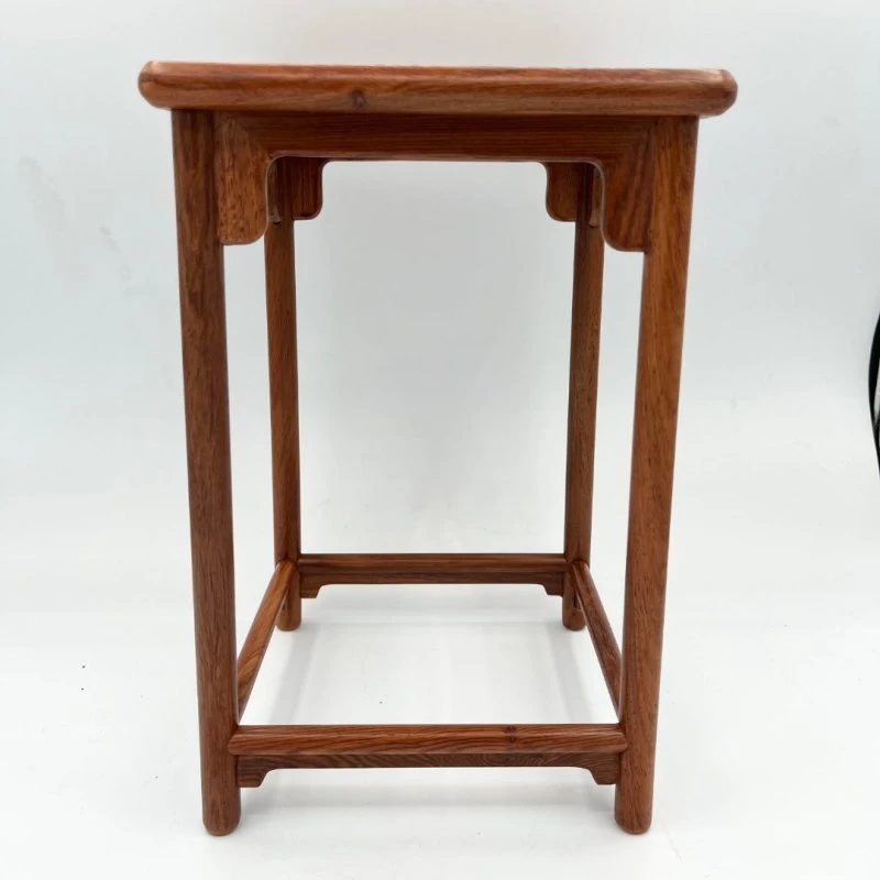 缅花明式26花几花架客厅摆件客厅办公室 尺寸（长17.5宽17.5高26）