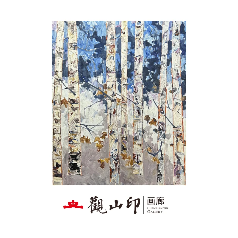 (5205)艺术家原创手绘布面油画第五系列作品