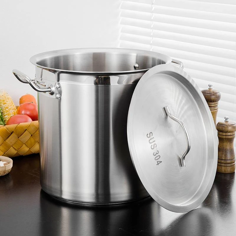德国不锈钢桶304食品级商用加厚卤肉卤水熬牛肉羊汤锅卤煮锅油桶