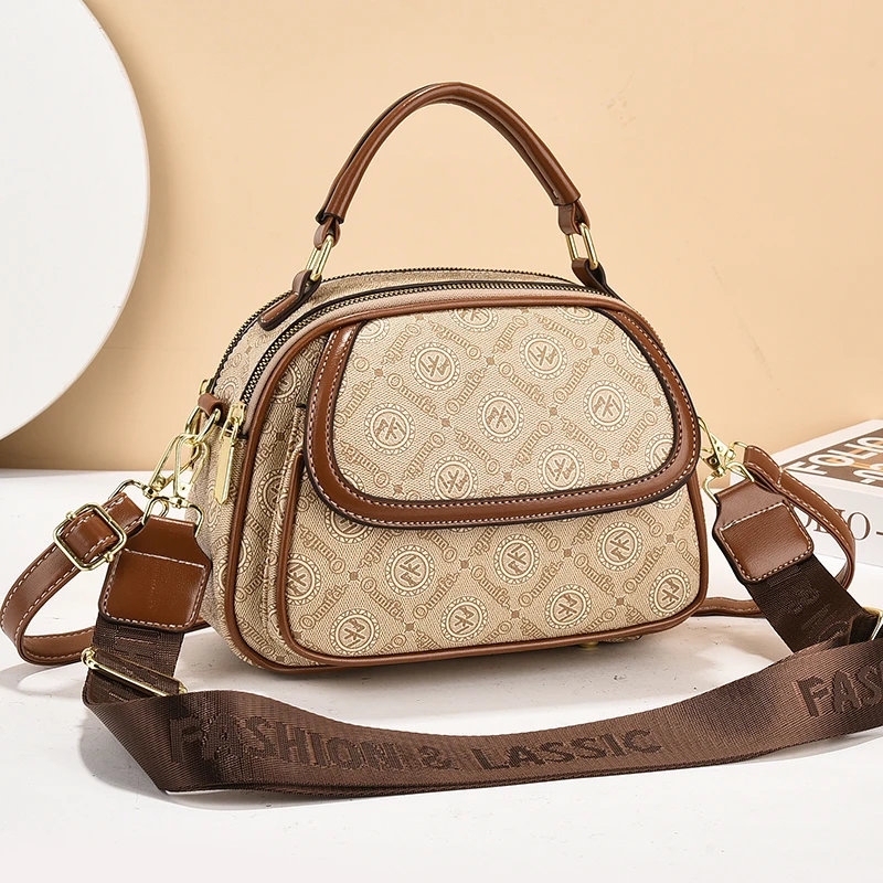 新款女潮时尚单肩包小圆包单肩斜挎