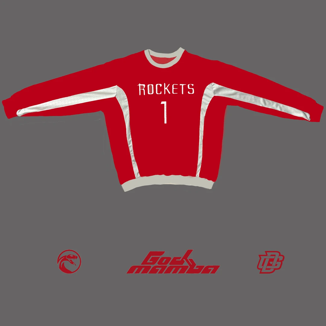 GODMAMBA【姚麦组合】11+1  全刺绣 麦迪1号T-MAC 11号YAO 火箭卫衣