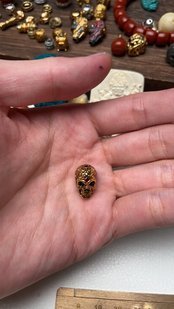 925银银制品 5号金色花谷一个配饰啊啊啊啊啊