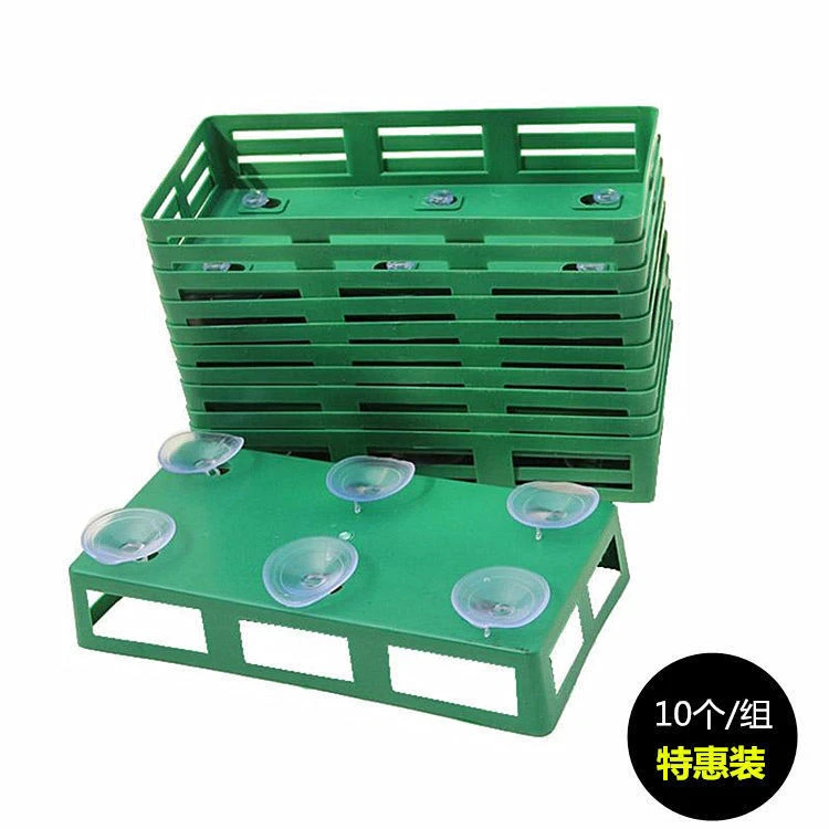 婚车装饰长方形六角吸盘花泥固定器六爪吸盘V字吸盘头车花车装饰