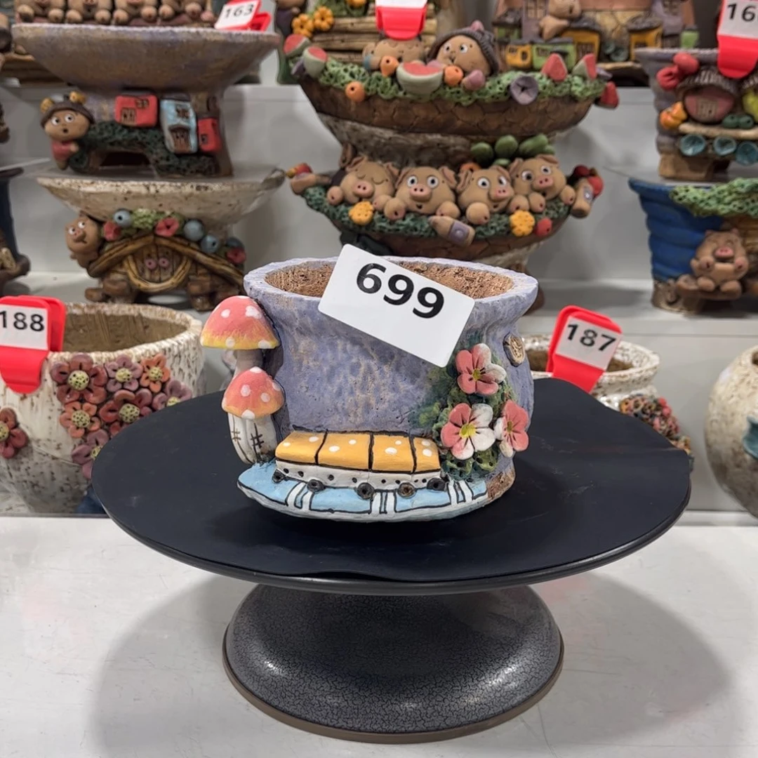 红陶20CM以下花盆699