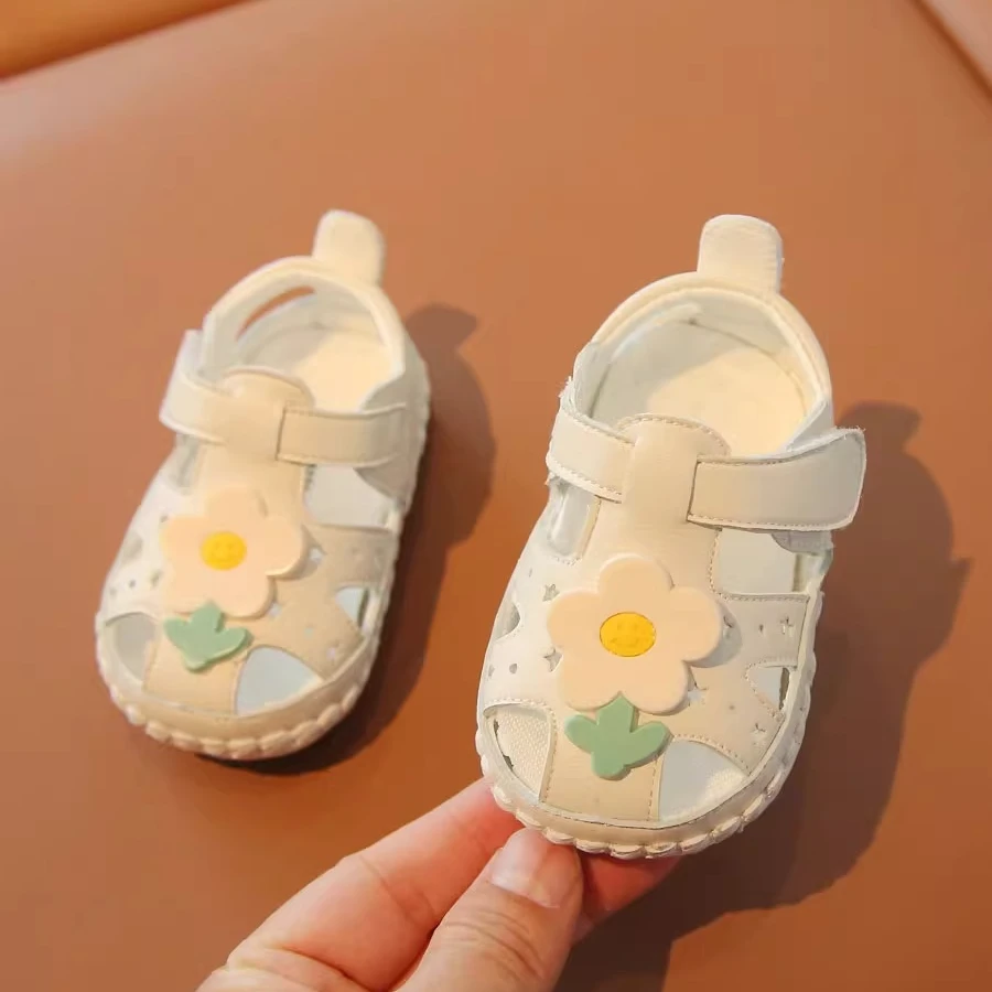 宝宝夏季凉鞋儿童女宝宝婴幼儿学步鞋软底透气婴儿鞋子小童夏款