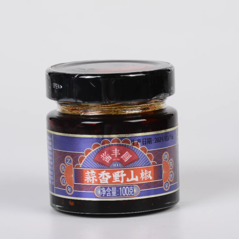 蒜香野山椒100g
