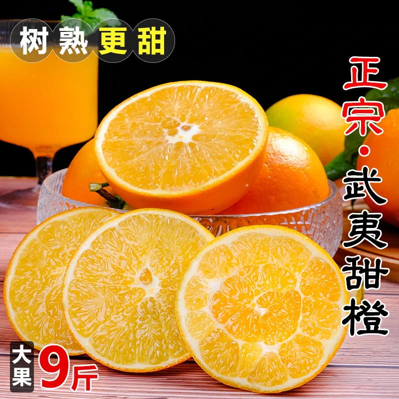 最武夷脐橙正宗武夷甜橙当季水果产地直发手剥甜橙