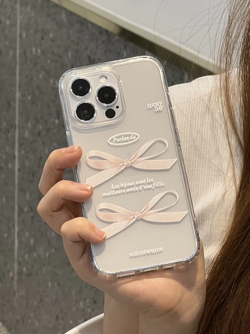 适用苹果不发黄透明16创意亚克力ins简约高透保护壳韩风可爱