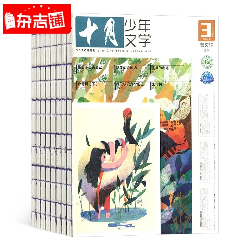 【图图妈专享】 十月少年文学杂志 2025年10月起订 1年共12期