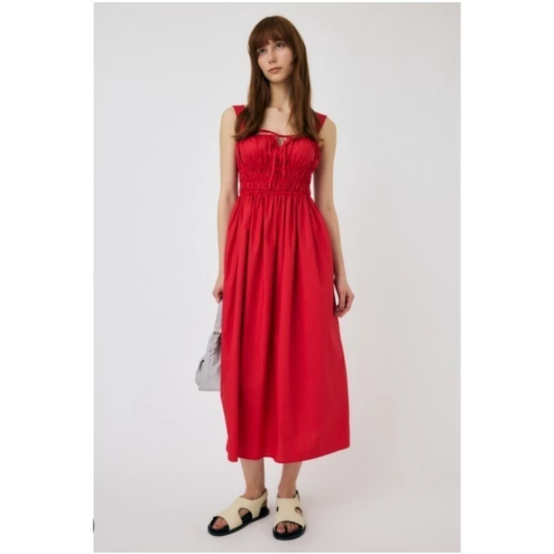 【TaKuMi】日系品牌 M 春季新款 时尚气质纯色百搭显瘦露肩连衣裙