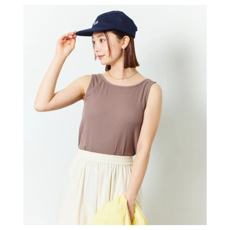 【TaKuMi】日系品牌  夏季百搭打底 F 女士后背镂空设计感背心