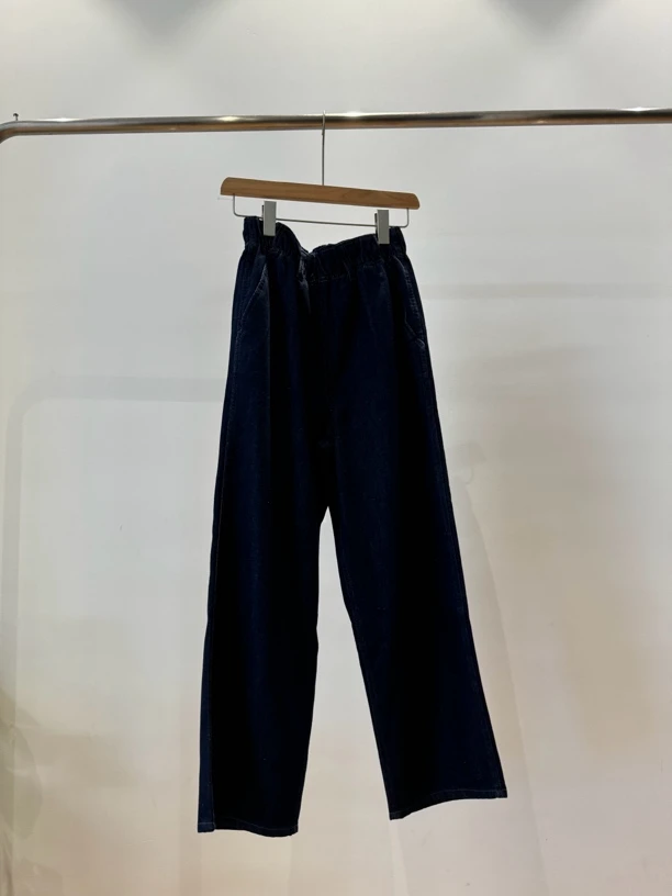 NINILIKES 宽腰头橡筋腰牛仔裤