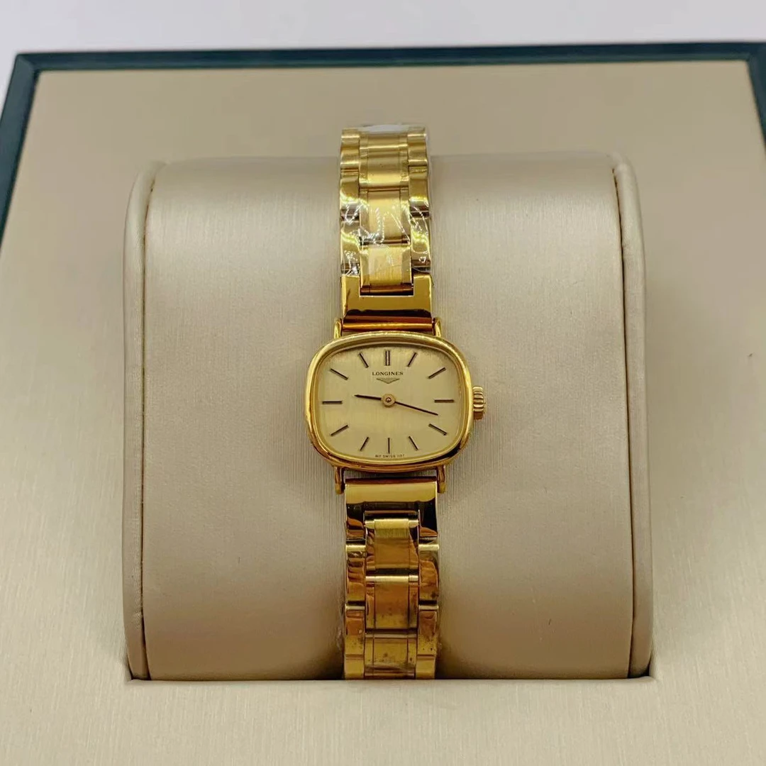 95新 Longines/浪琴  手动机械腕表21.5*18.5mm/公价26999/WH5288